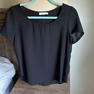 Black blouse—M